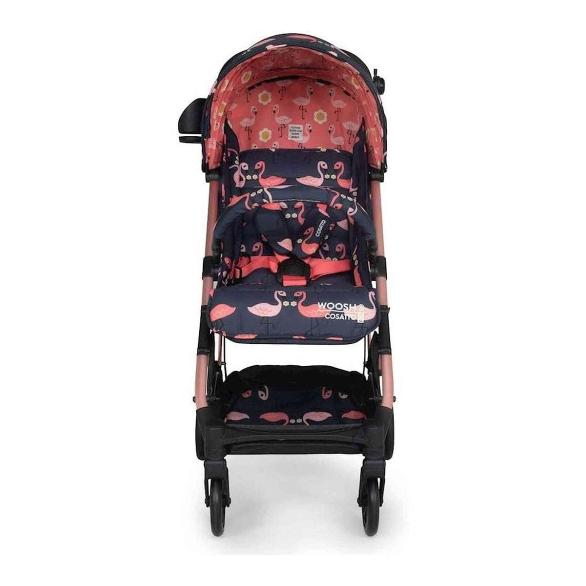 Cosatto Woosh 3 Pushchair – Compact & Lightweight - Pretty Flamingo