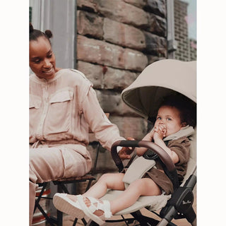 Silver Cross Clic 2 Pushchair with Travel Bag – Latte