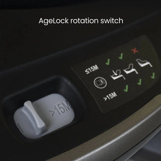 Silver Cross Base Plus 360 | ISOFIX Rotating Car Seat Base with AgeLock Safety Switch