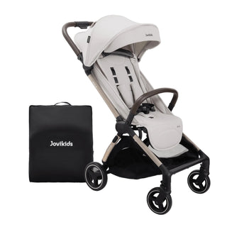 JoviKids Ayla Pushchair Lightweight, Compact & Travel-Friendly - Beige