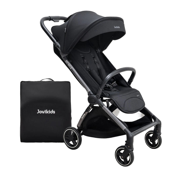 JoviKids Ayla Pushchair Lightweight, Compact & Travel-Friendly - Black