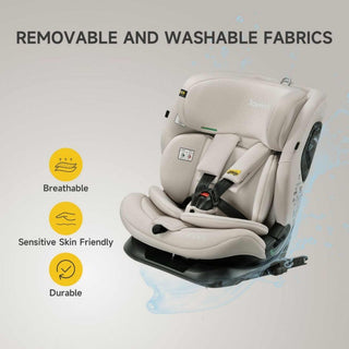 Jovikids CICI TT i-Size Child Seat 76–150cm - Milkstone