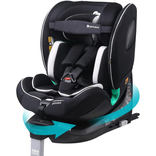 Globalkids i-Size 360 Swivel Car Seat – ISOFIX 40–150cm, Birth–12y