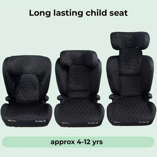 My Babiie i-Size Car Seat 100–150cm | Isofix | From 4 to 12 Years | Quilted Black