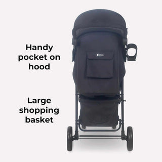 My Babiie MB30 Pushchair Stroller – from Birth to 4 Years 22kg Black & Grey