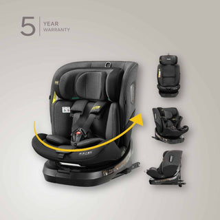 JoviKids Ranger TT Spin 360 Car Seat with ISOFIX - R129 i-Size Birth to 12 Years in Twilight