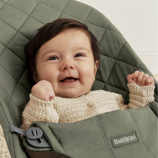 BabyBjorn Bouncer Bliss – Woven, Classic Quilting, Dark Green