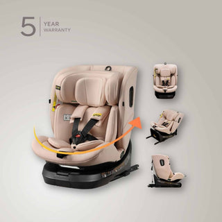 JoviKids Ranger TT 360 Spin ISOFIX Car Seat R129 i-Size Birth to 12 Years Rosewood