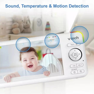 VTech RM5766HD Smart Wi-Fi Baby Monitor with 5" Screen & Pan Tilt Camera