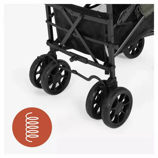 Hauck Fold N Care Pushchair – Olive Lightweight Travel Stroller