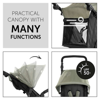 Hauck Runner 2 All Terrain Pushchair Mickey Mouse Olive