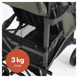 Hauck Fold N Care Pushchair – Olive Lightweight Travel Stroller
