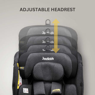 JoviKids Ranger 2 i-Size Car Seat with Leg Extension Cushion - Twilight