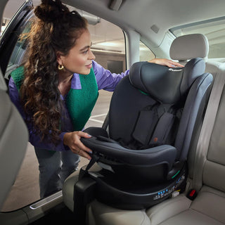 Bebeconfort RevolveFix Plus 360 i-Size ISOFIX Car Seat - Birth to 12 Years - Full Black