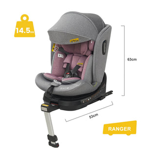 JoviKids Ranger Spin 360 Car Seat - Pink