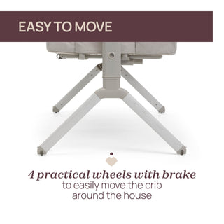 Chicco Next2Me Armonia Bedside Crib – Steel 0–6 Months