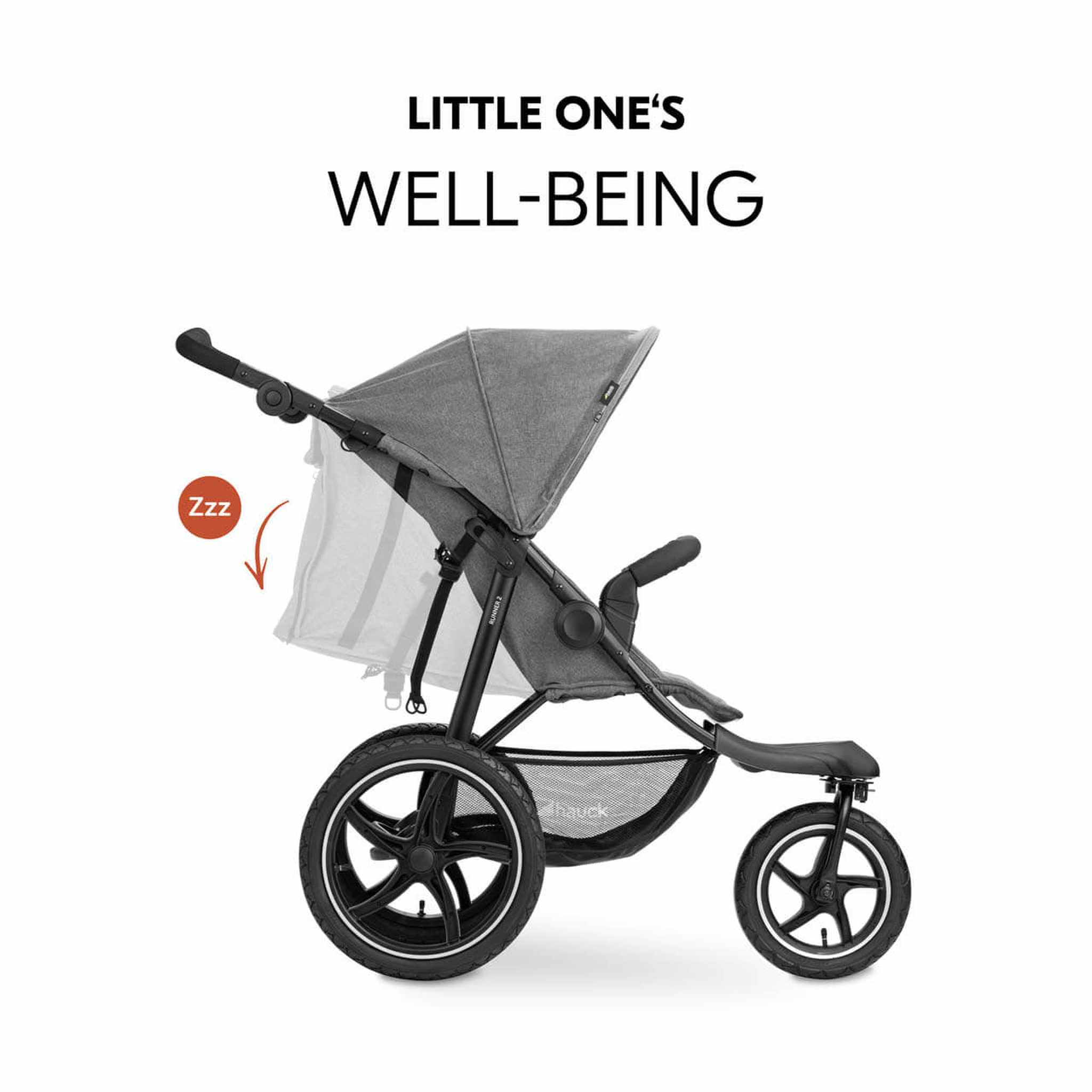 hauck passeggino Hauck Runner 2 Pushchair | Grey