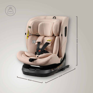 JoviKids Ranger TT 360 Spin ISOFIX Car Seat R129 i-Size Birth to 12 Years Rosewood