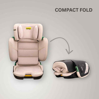 JoviKids Rober+ Folding i-Size Booster Car Seat 3–12 Years Rosewood
