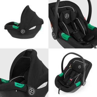 Ickle Bubba Cirrus i-Size Car Seat & ISOFIX Base – R129/03, Birth to 15 Months