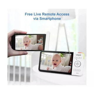 VTech RM5755HD Smart Wi-Fi Baby Monitor with 5" HD Screen & 1080p Camera