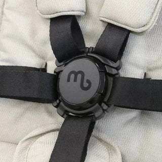 My Babiie MBX7 Ivory Compact Stroller – Lightweight, Auto-Fold, Birth to 22kg