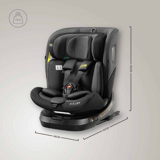 JoviKids Ranger TT Spin 360 Car Seat with ISOFIX - R129 i-Size Birth to 12 Years in Twilight