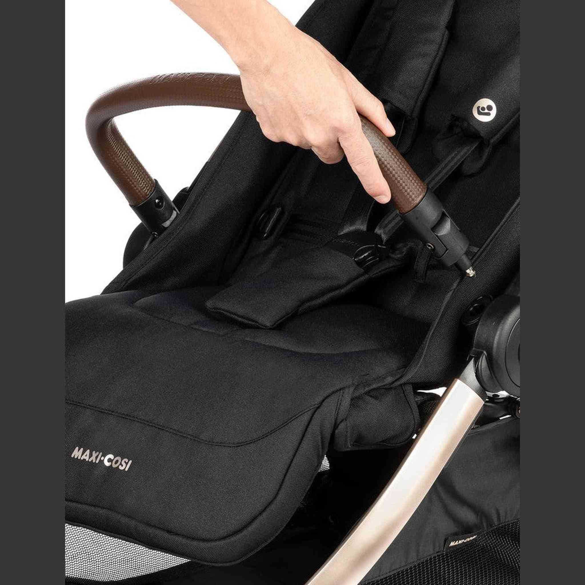 maxi cosi brown leather handle Maxi-Cosi Eva³ Stroller – Lightweight, Compact & Travel-Friendly
