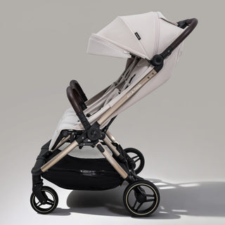 JoviKids Ayla Twin Pushchair – Lightweight Double Stroller with Compact Fold Beige