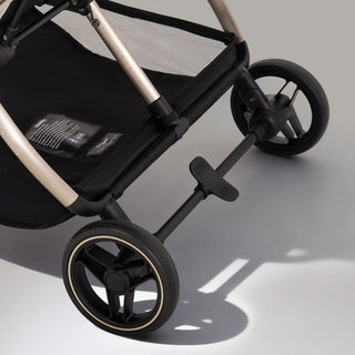 JoviKids Ayla Twin Pushchair – Lightweight Double Stroller with Compact Fold Beige