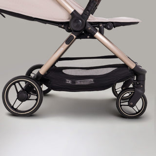 JoviKids Ayla Twin Pushchair – Lightweight Double Stroller with Compact Fold Beige