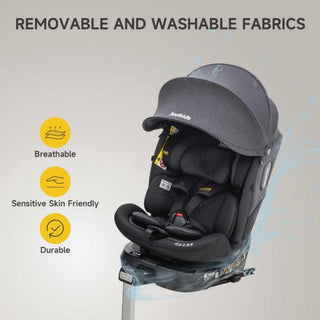 JoviKids Ranger 2 i-Size Car Seat with Leg Extension Cushion - Twilight