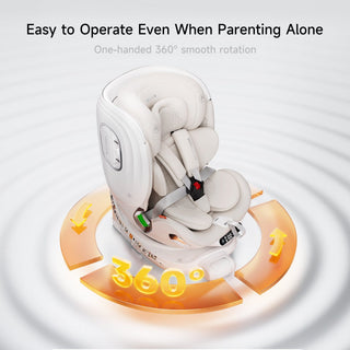 Welldon Smart Turn Air Electric Car Seat – Ivory