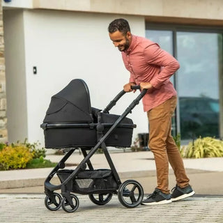 Babylo Origin i-Size 2-in-1 Travel System with EnfaSafe R129 Car Seat – Black