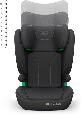 Kinderkraft JUNIOR FIX 2 PRO i-Size ISOFIX Child Car Seat 100-150cm Black