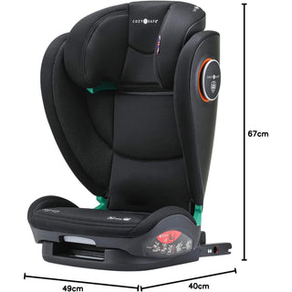 Cozy N Safe Nova 100-150cm i-Size Black