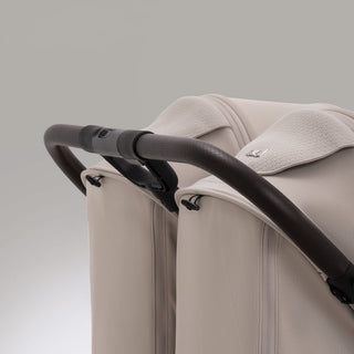 JoviKids Ayla Twin Pushchair – Lightweight Double Stroller with Compact Fold Beige