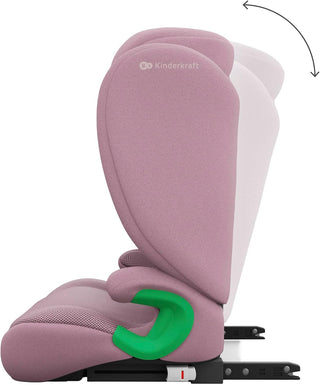 Kinderkraft JUNIOR FIX 2 PRO i-Size ISOFIX Child Car Seat 100-150cm Pink