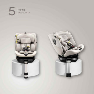 JoviKids Ranger 2 i-Size Car Seat with Leg Extension Cushion - Milkstone
