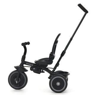 Puggle Easy Twist 6-in-1 Folding Trike with Parent Handle – Melange Grey