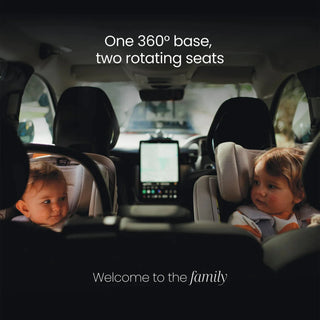 Silver Cross Base Plus 360 | ISOFIX Rotating Car Seat Base with AgeLock Safety Switch