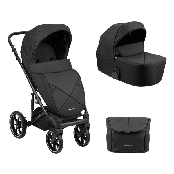 KikkaBoo Amani Stroller 2in1 with Carrycot Black
