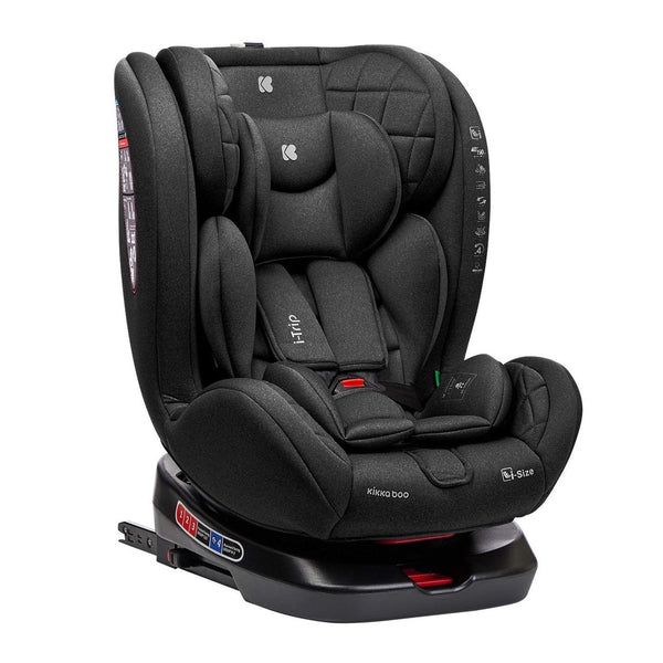 KikkaBoo i-Trip i-Size ISOFIX Car Seat 40–150cm – Black