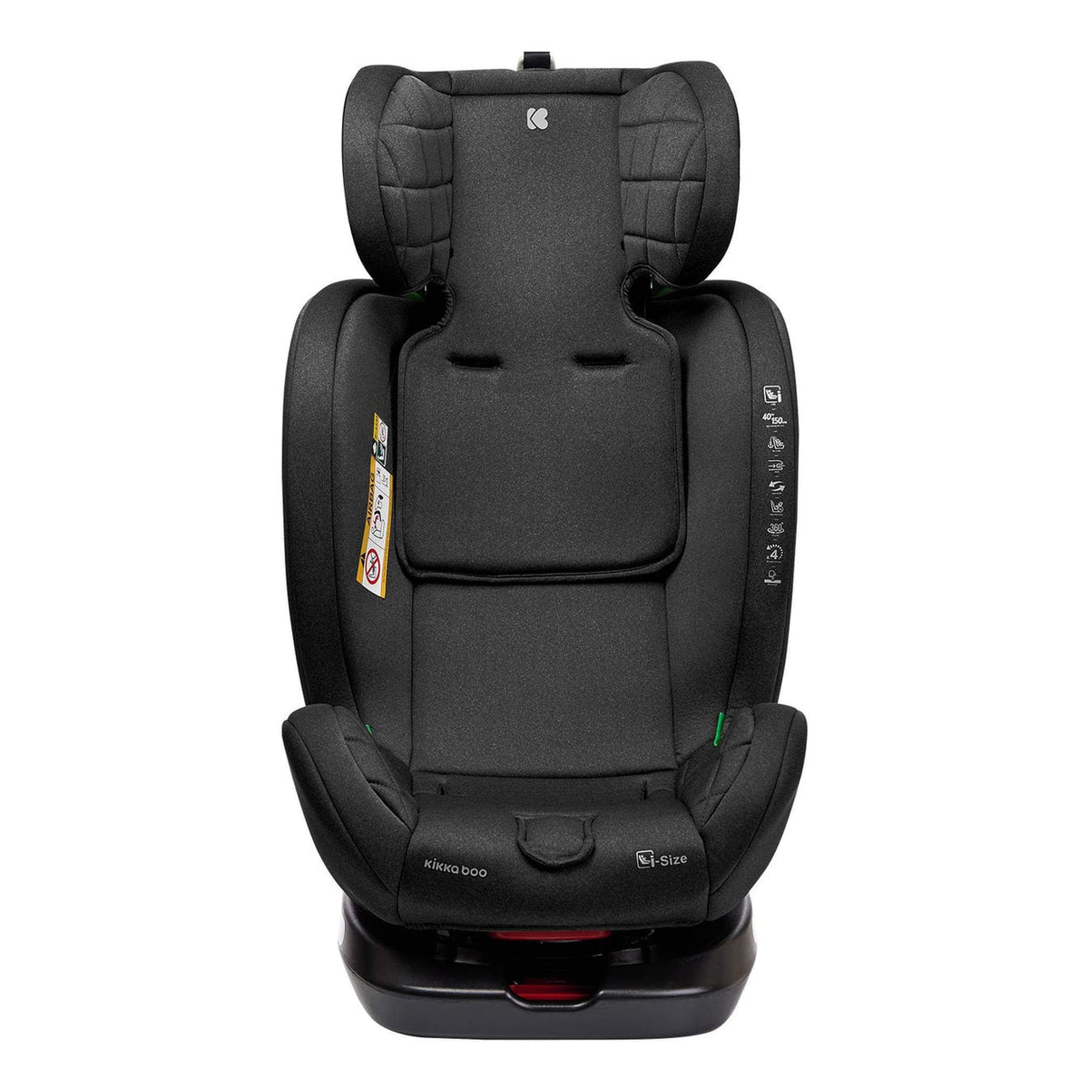 KikkaBoo i-Trip i-Size Car seat ISOFIX 40-150 cm Black – booster mode