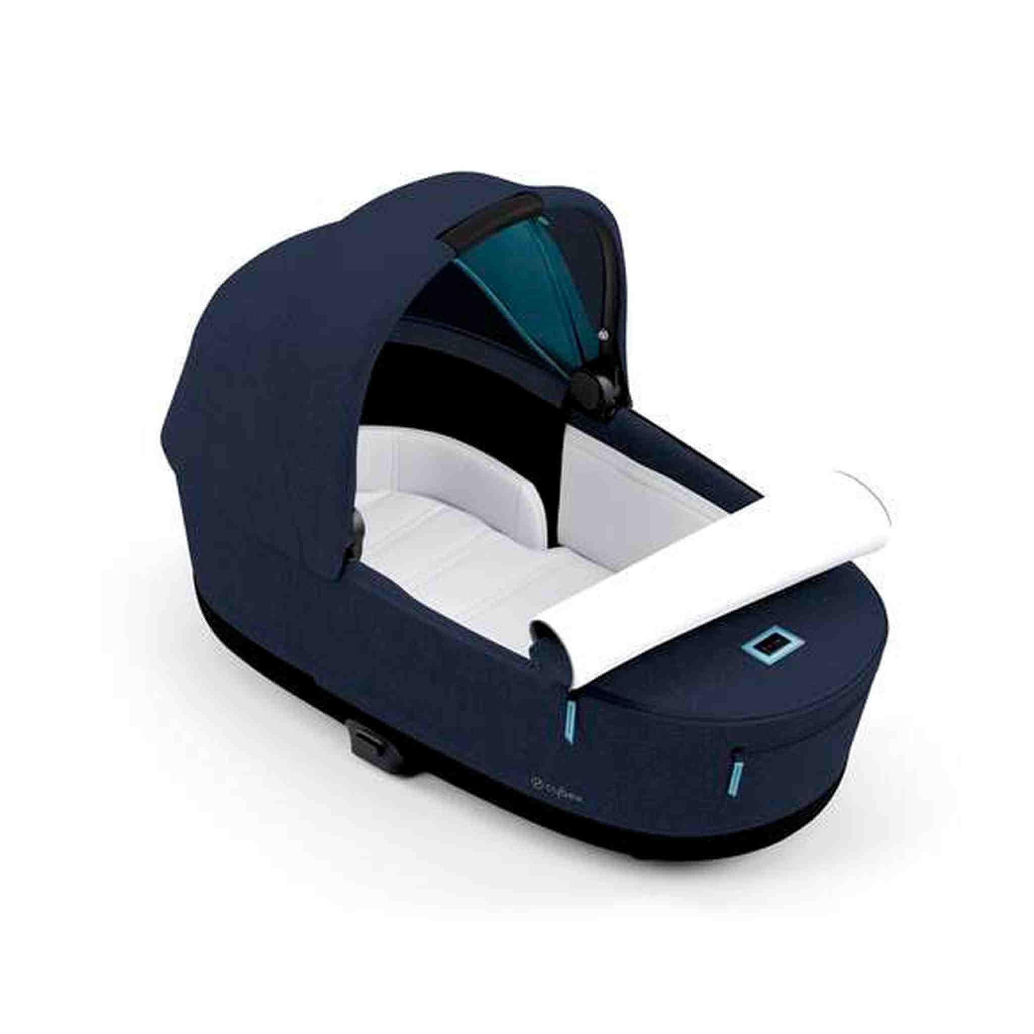 cybex priam blue Cybex Priam Lux Carrycot Midnight Blue Plus