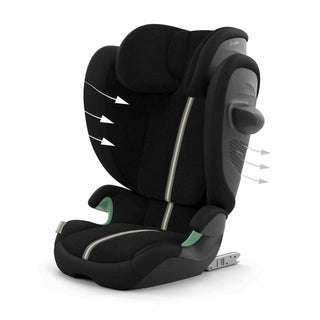 Cybex Solution G2 Plus i-Size Car Seat ISOFIX Moon Black-Black