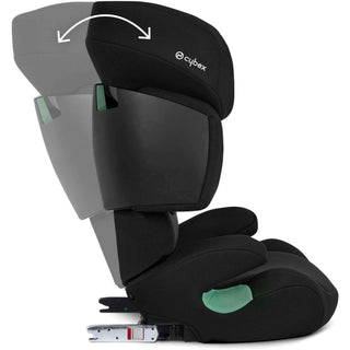 Cybex Solution X i-Fix i-Size Child Car Seat Isofix Adjustable Backrest - Black