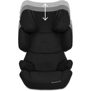 Cybex Solution X i-Fix i-Size Child Car Seat Isofix Adjustable Backrest - Black