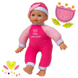 Dollsworld Isabella – 30cm Soft Bodied Doll with Rocking Infant Carrier
