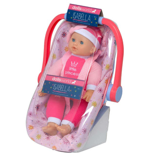 Dollsworld Isabella – 30cm Soft Bodied Doll with Rocking Infant Carrier